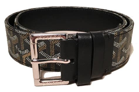 black and white goyard belt|maison Goyard belts.